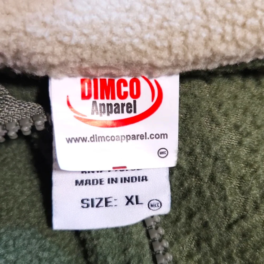 Dimco Lake Tahoe Fleece Zip Front Jacket Men's X-Large - Picture 6 of 10